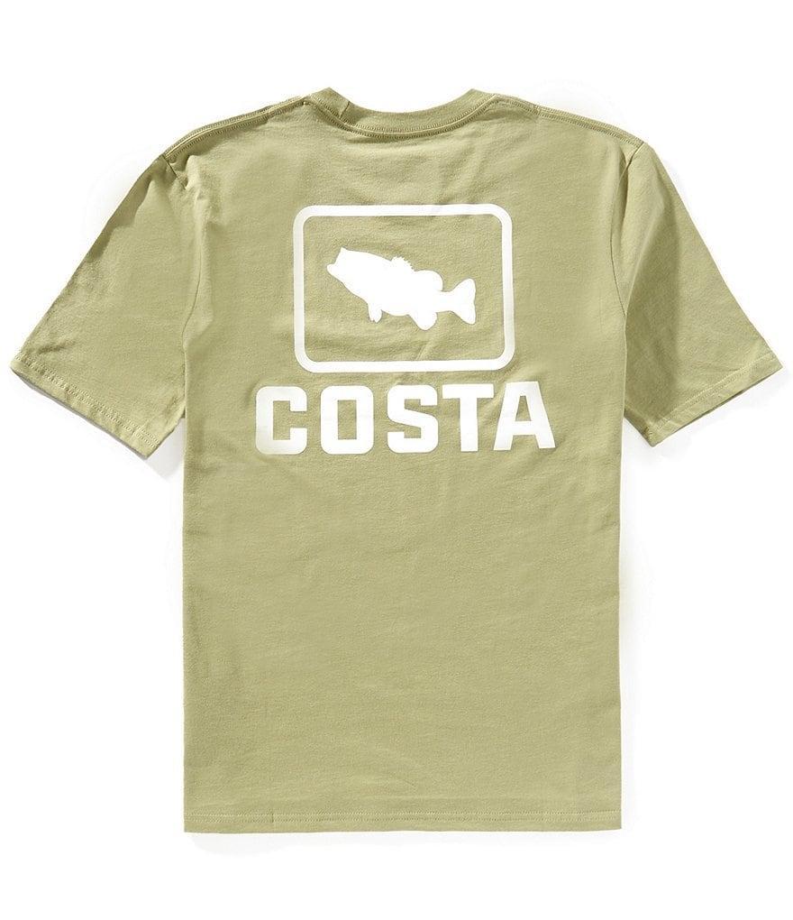Costa Emblem Bass Short Sleeve Tubular-Knit Graphic T-Shirt Product Image