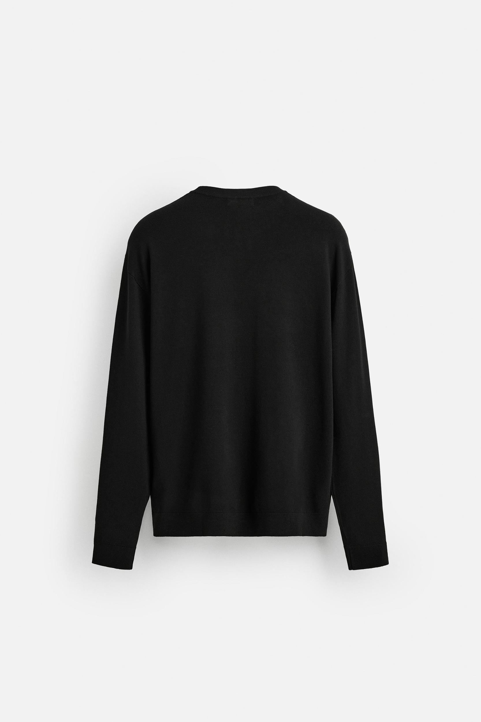 TEXTURED VISCOSE BLEND SWEATER Product Image