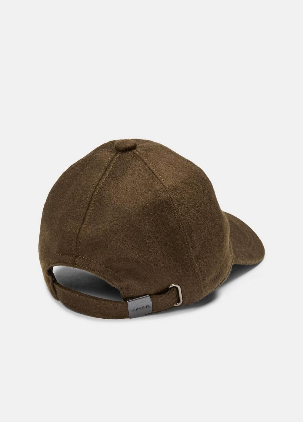 Mens Cashmere Baseball Cap, Night Moss, Size L/XL Vince Product Image