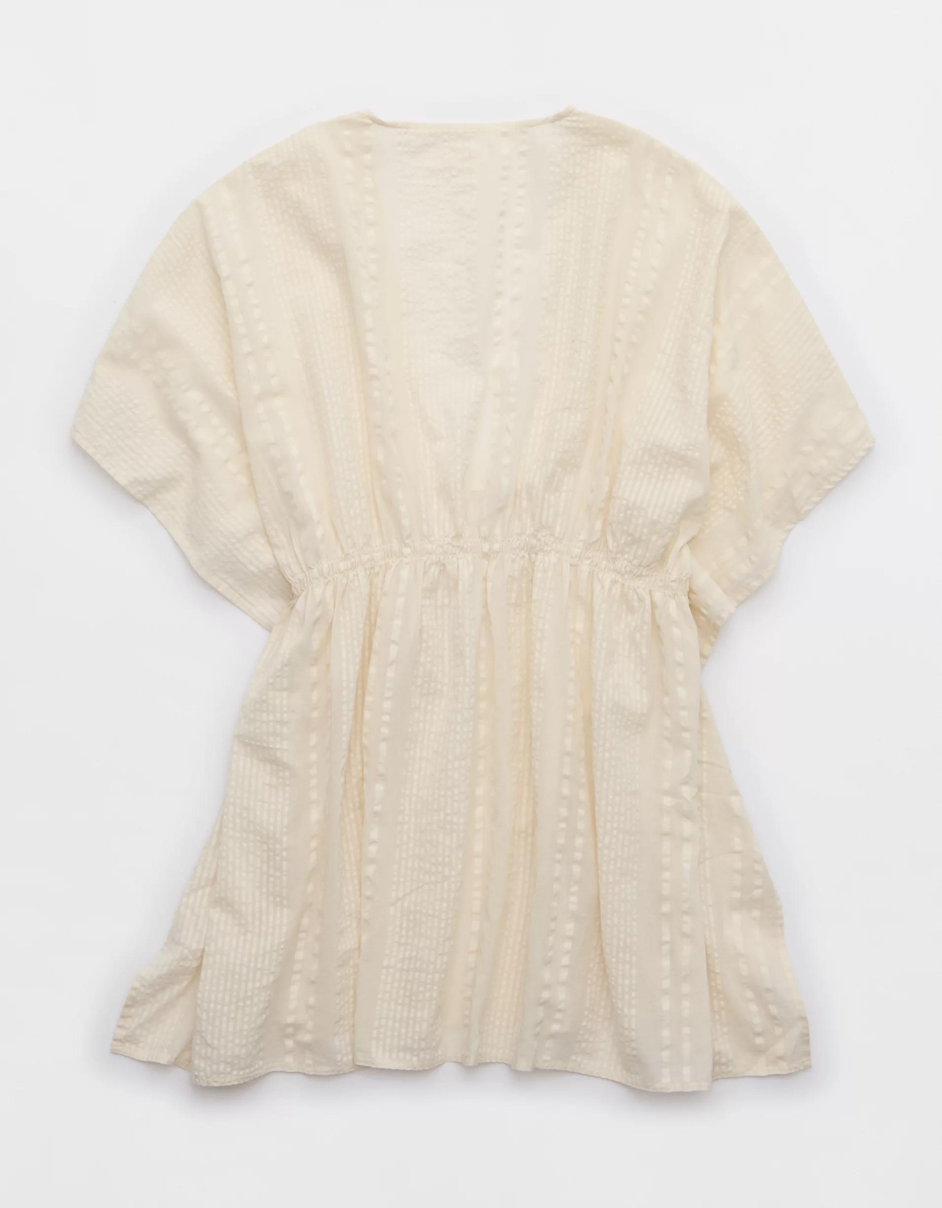 Aerie Seersucker Gauze Tie Cape Product Image