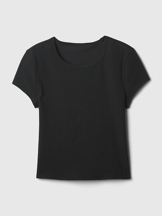 GapFit Studio Rib Cropped T-Shirt Product Image