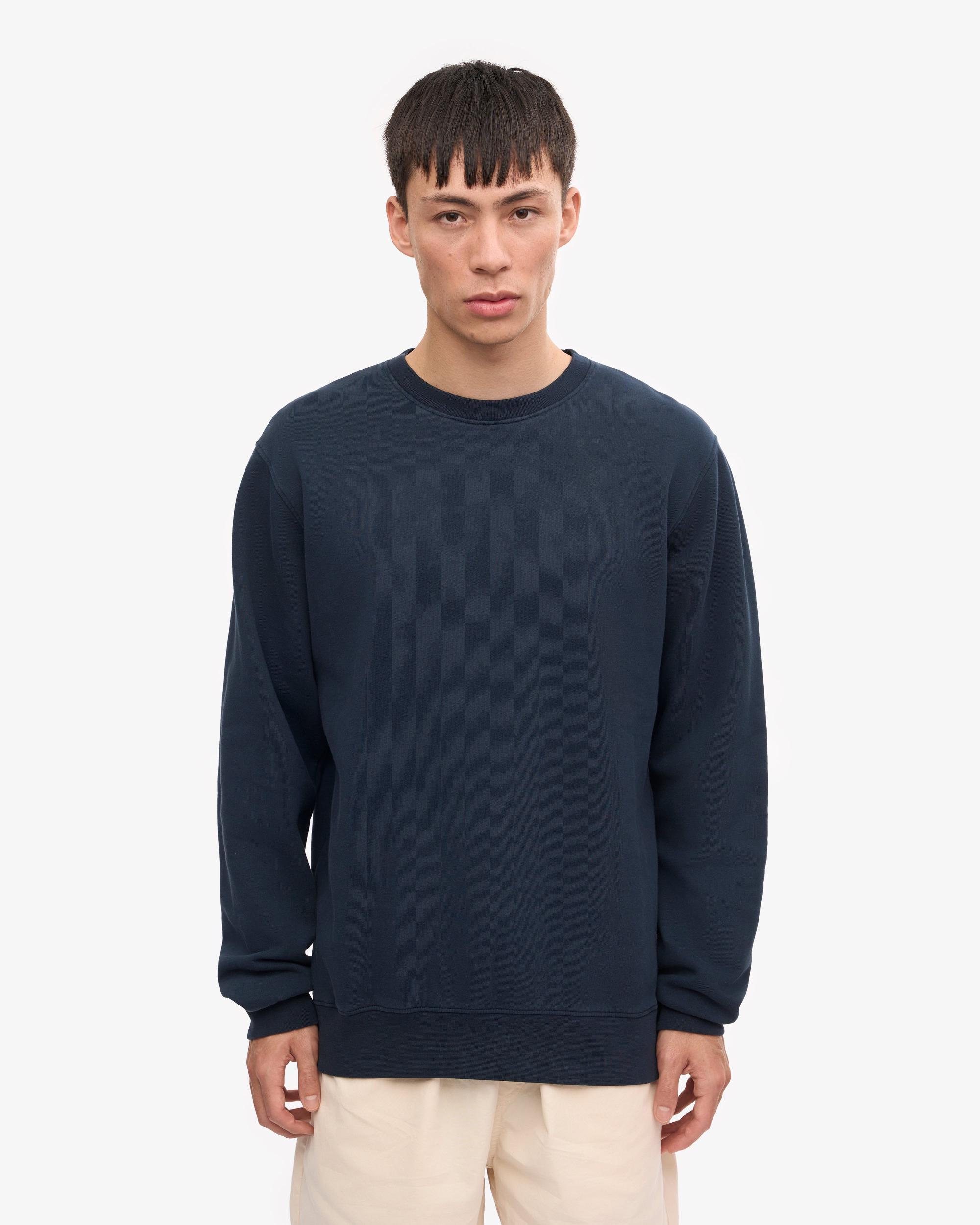 Classic Organic Crew - Navy Blue Product Image