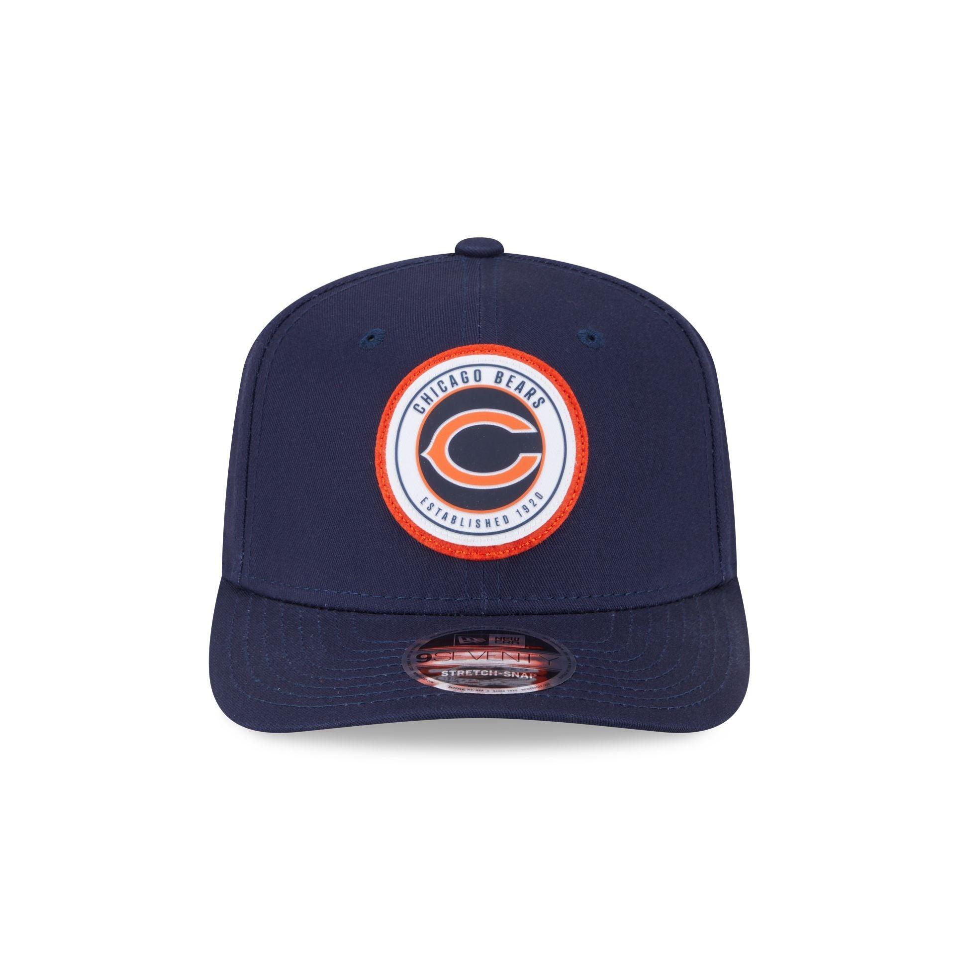 Chicago Bears Circle Patch 9SEVENTY Stretch-Snap Hat Male Product Image