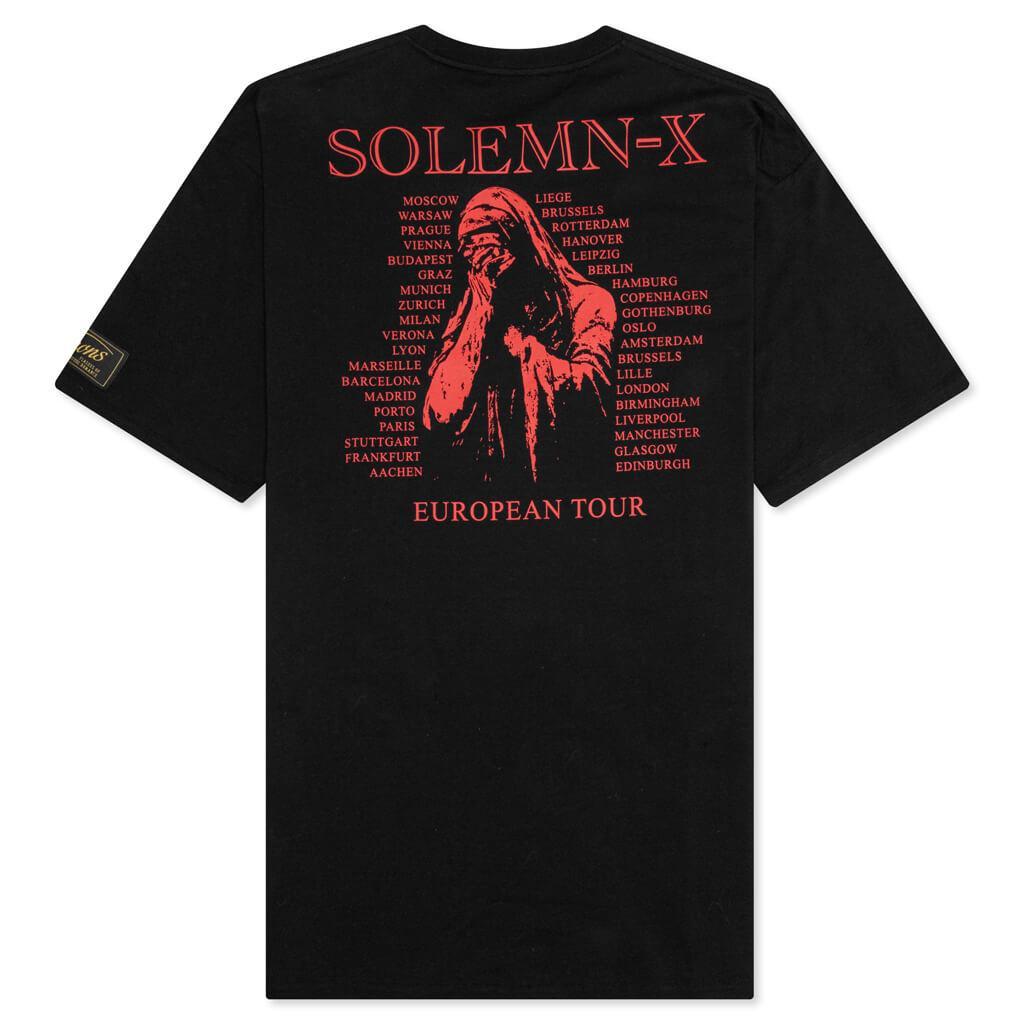 Oversized T-Shirt Solemn-X - Black Male Product Image