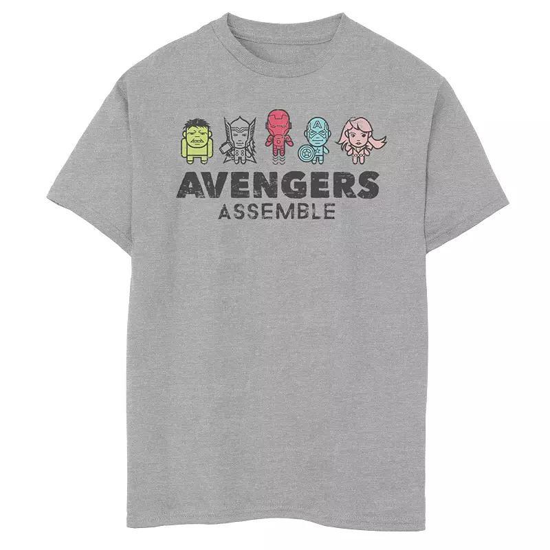 Men's Avengers Tee, Size: Large, Athletic Grey Product Image