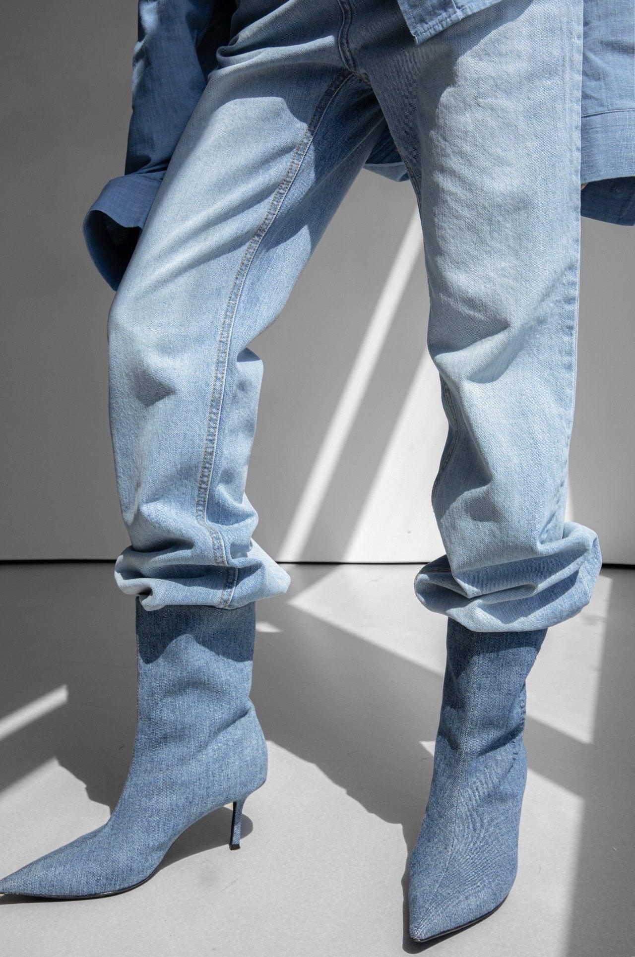 Slim Straight Leg Jeans Product Image