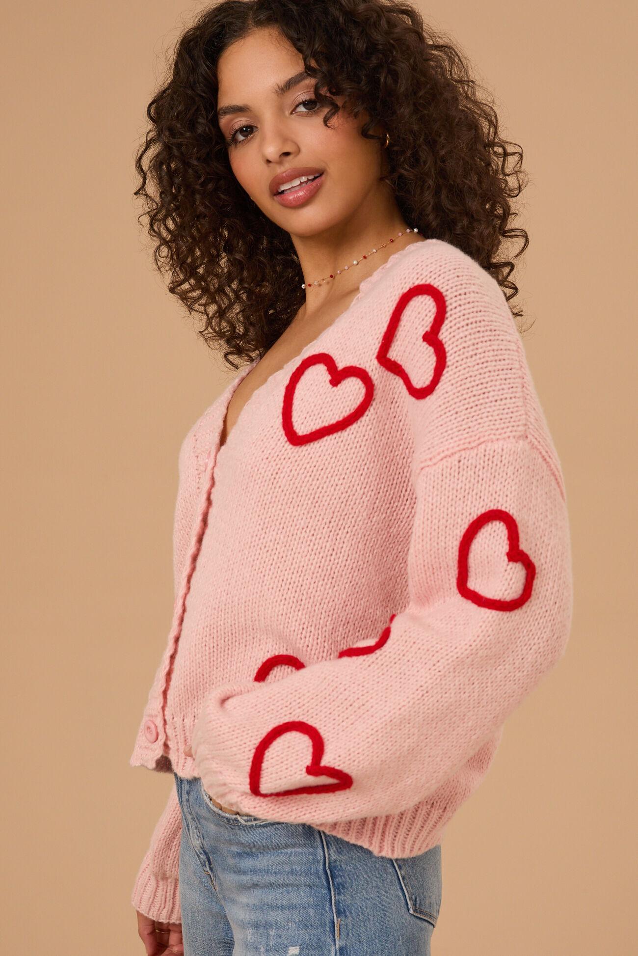 Paxton Yarn Hearts Cardigan Product Image