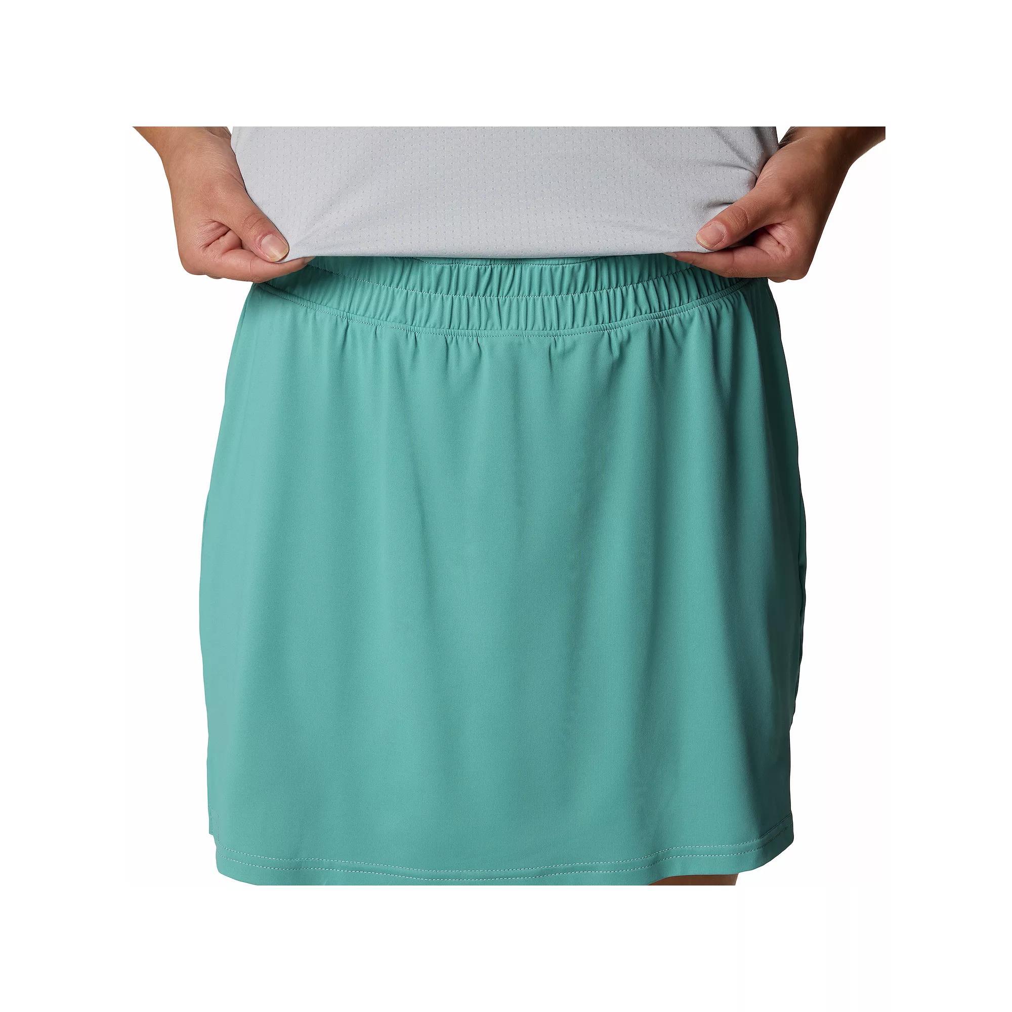 Women's Columbia Omni-WICK™ Midrise Chill River Skort, Size: Large, Safari Product Image