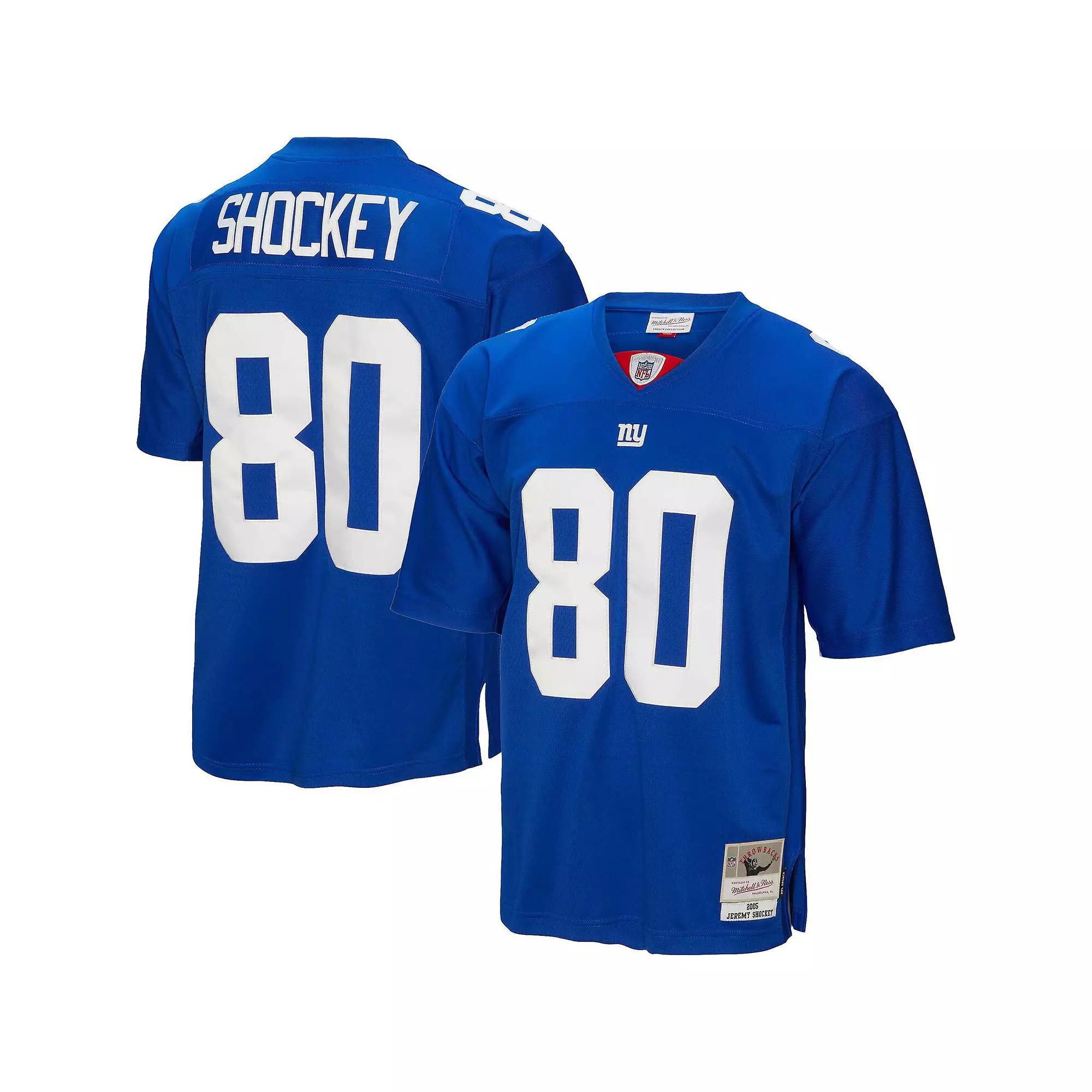 Men's Mitchell & Ness Jeremy Shockey Royal New York Giants 2005 Legacy Replica Jersey, Size: XL, Blue Product Image