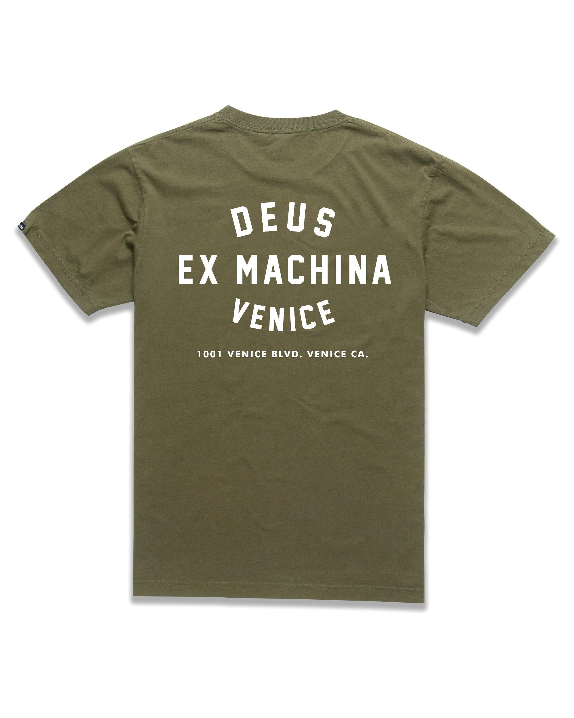 Venice Skull Tee - Forest Green Product Image