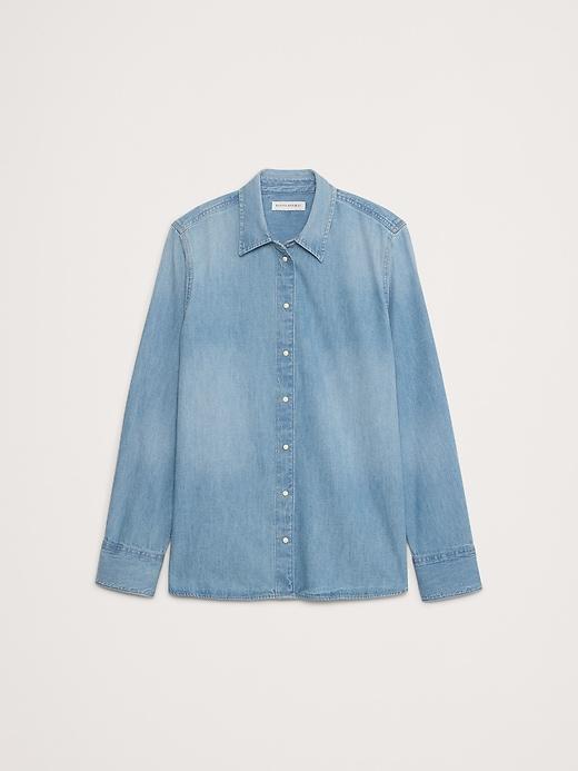 The Everyday Denim Western Shirt Product Image