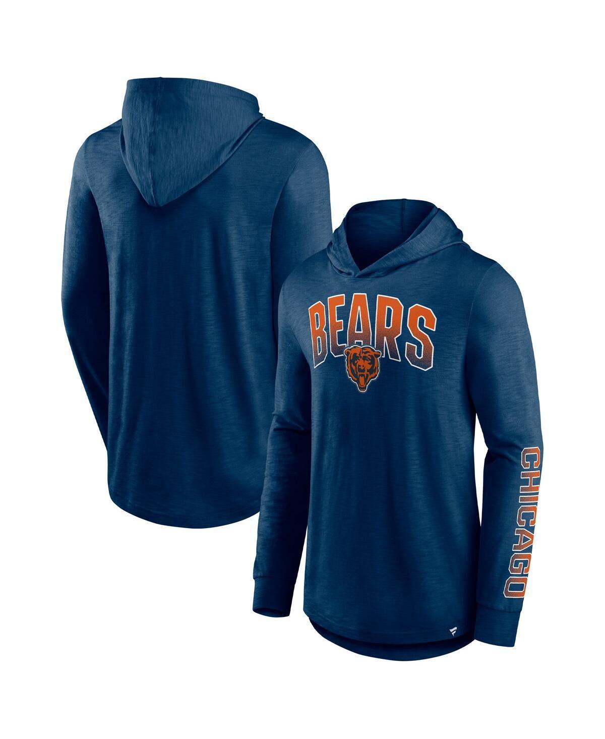 Men's Fanatics Branded Navy Denver Broncos Front Runner Pullover Hoodie, Size: Medium, Blue Product Image