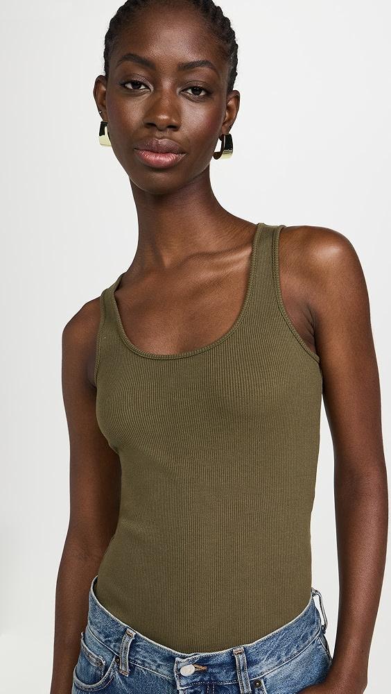 L'AGENCE Adira Scoop Neck Tank | Shopbop Product Image