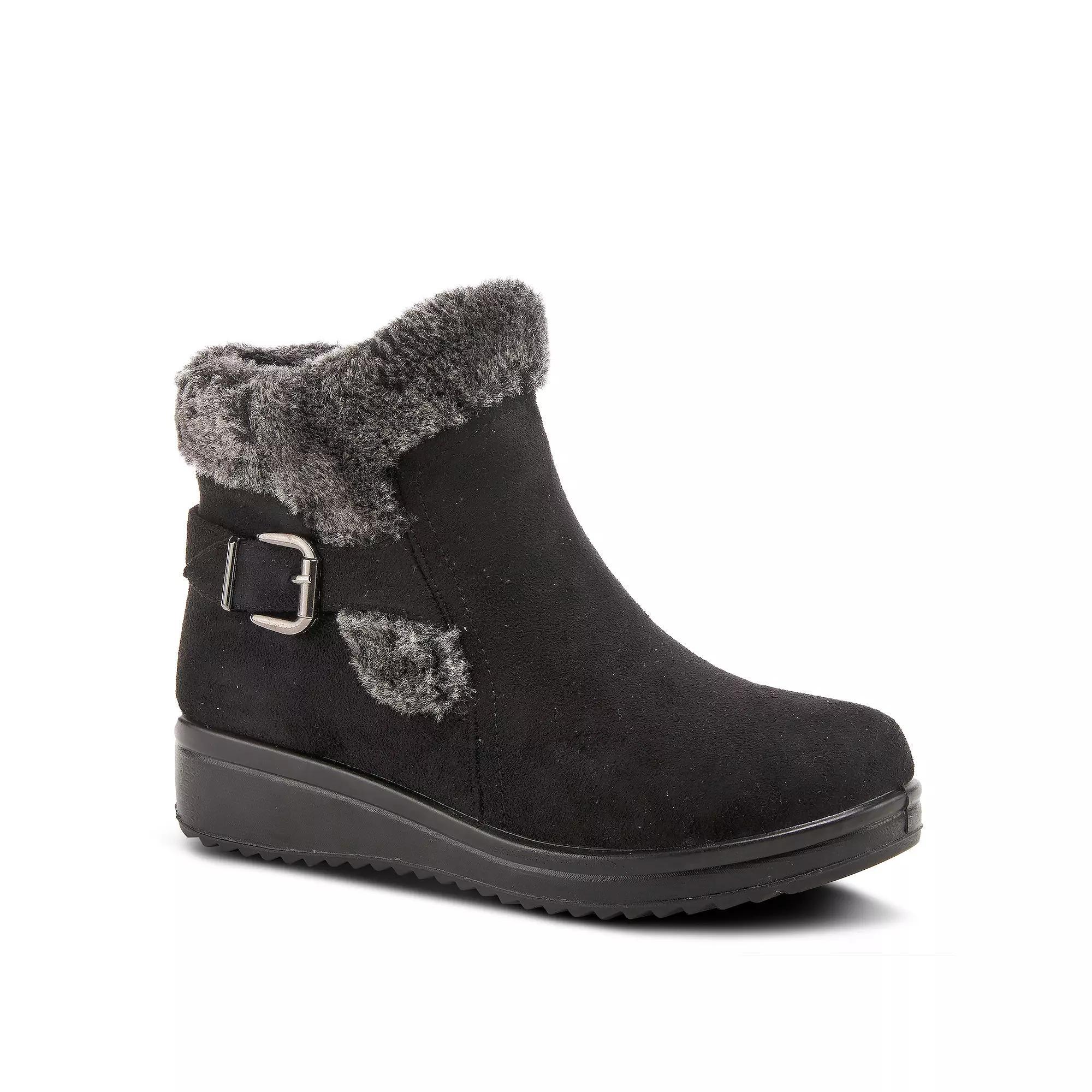 Women's Flexus by Spring Step Flexus Women's Tuzza Booties, Size: 11, Black Product Image