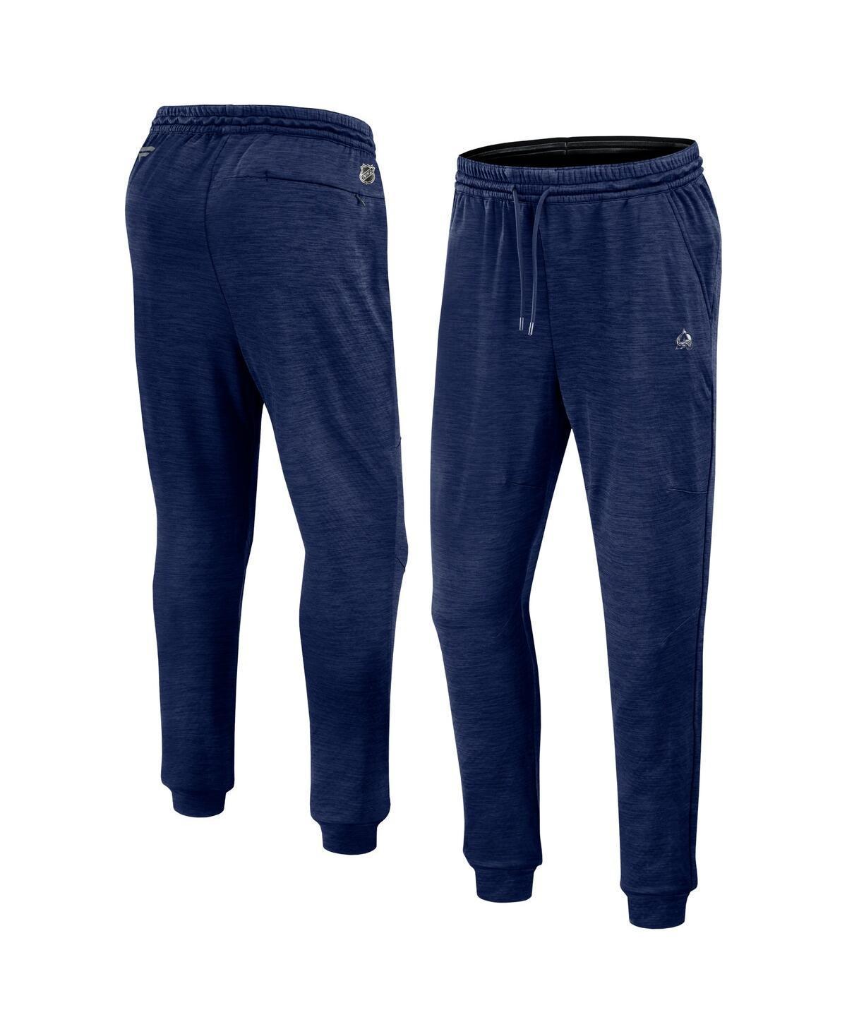 Mens Fanatics Branded Heather Colorado Avalanche Authentic Pro Fleece Sweatpants Blue Product Image