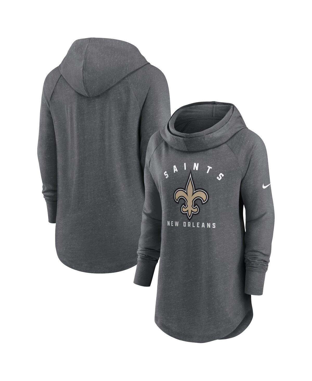 Womens Nike Cleveland s Minimal Statement Lightweight Raglan Funnel Neck Pullover Hoodie Product Image