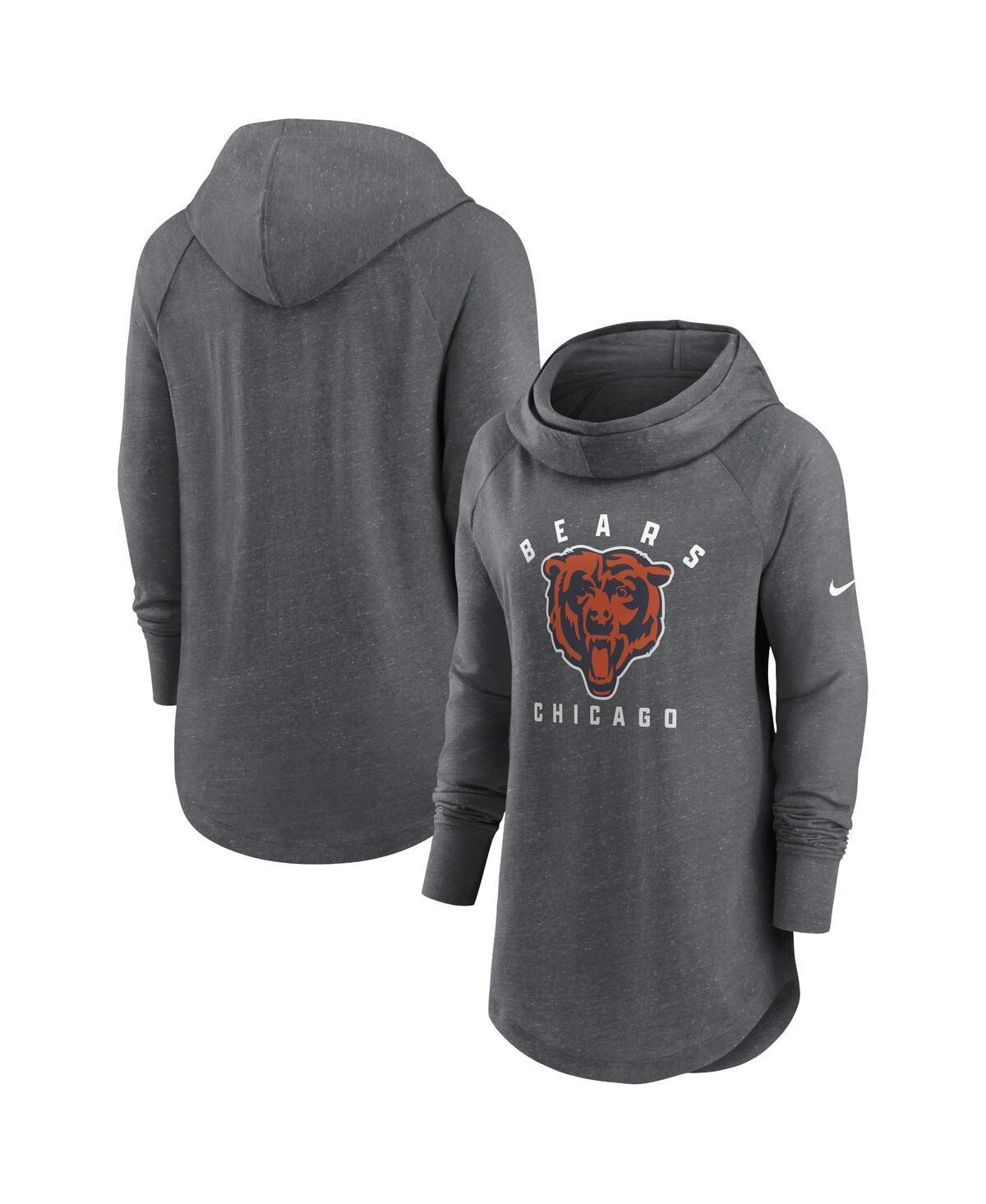 Womens Nike Cleveland s Minimal Statement Lightweight Raglan Funnel Neck Pullover Hoodie Product Image