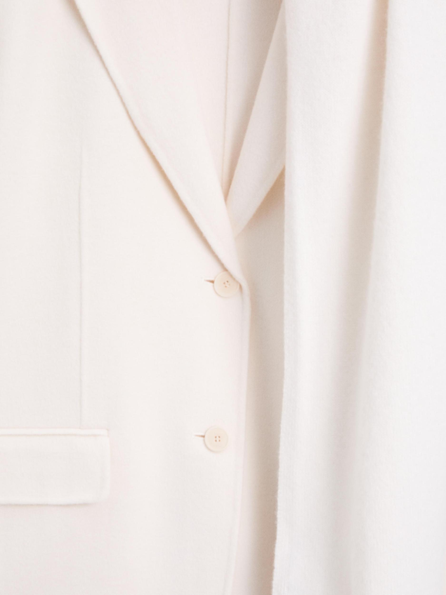 Wool blend blazer with scarf Product Image