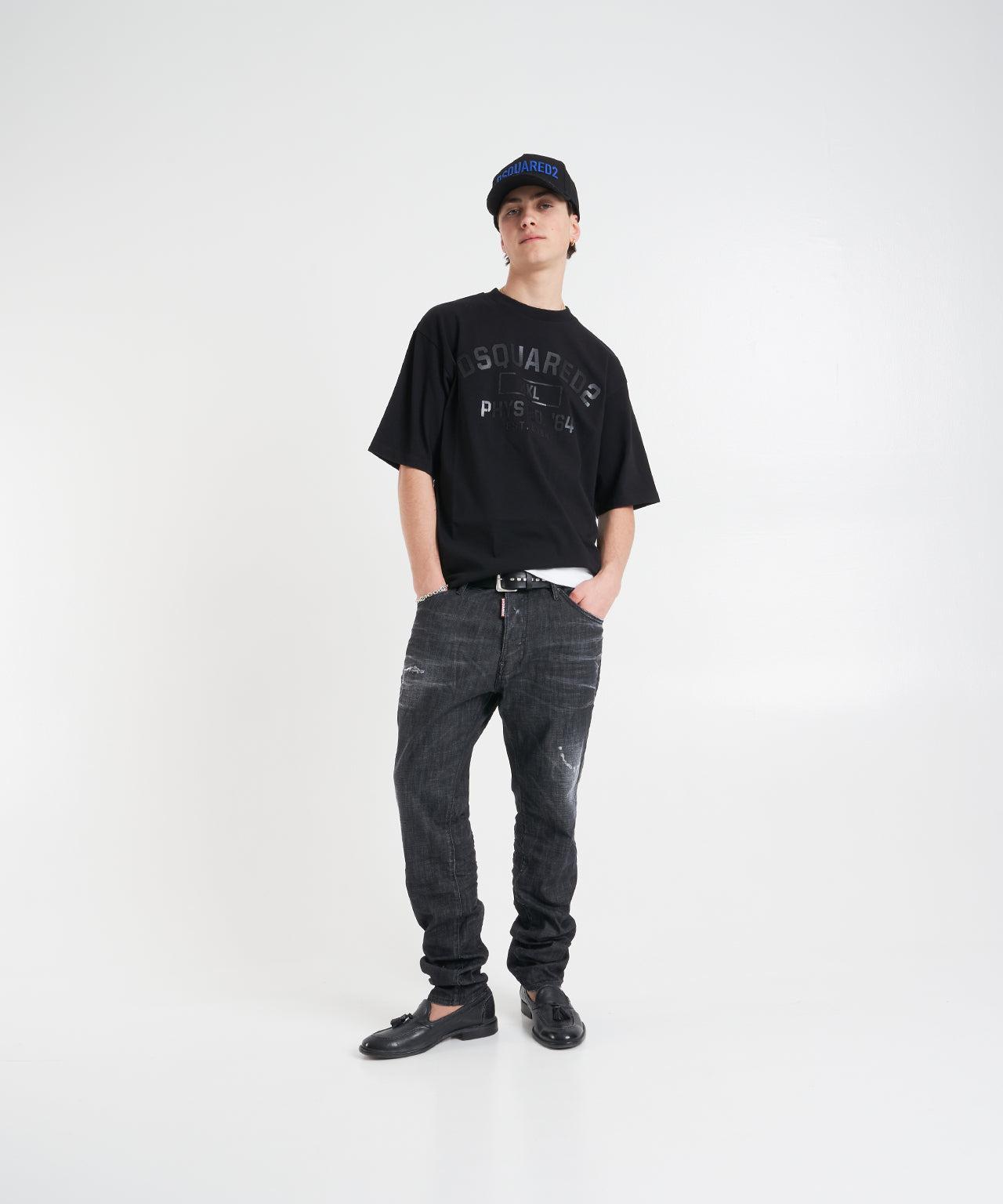 T-shirt with logo lettering Product Image