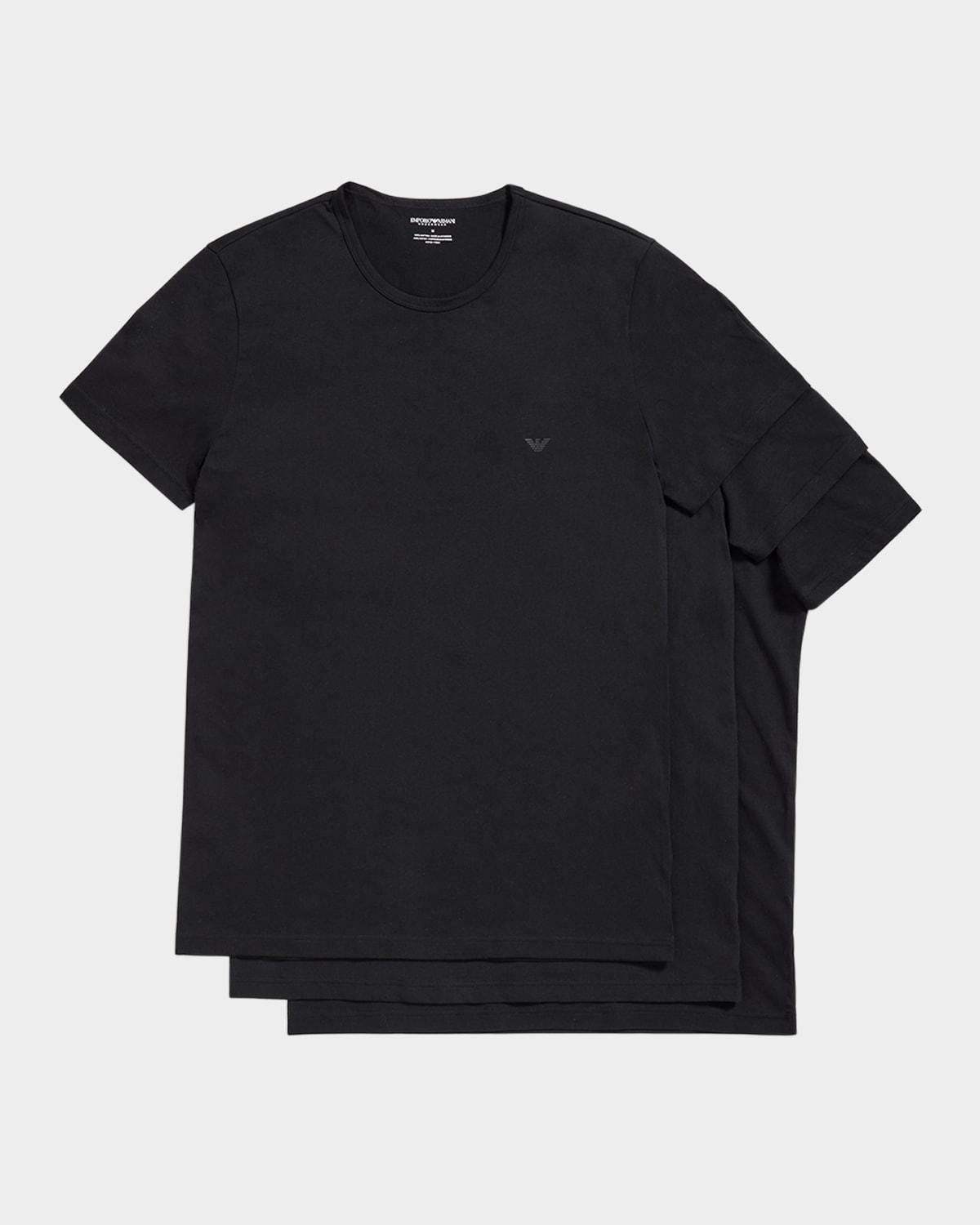 Emporio Armani Pure Cotton Crew Neck Undershirts 3 Product Image