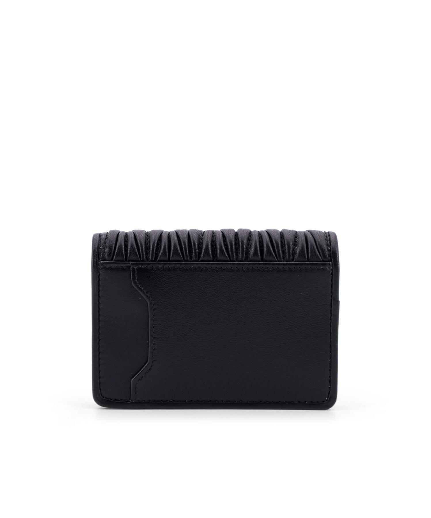 MIU MIU Black Leather Card Holder Product Image