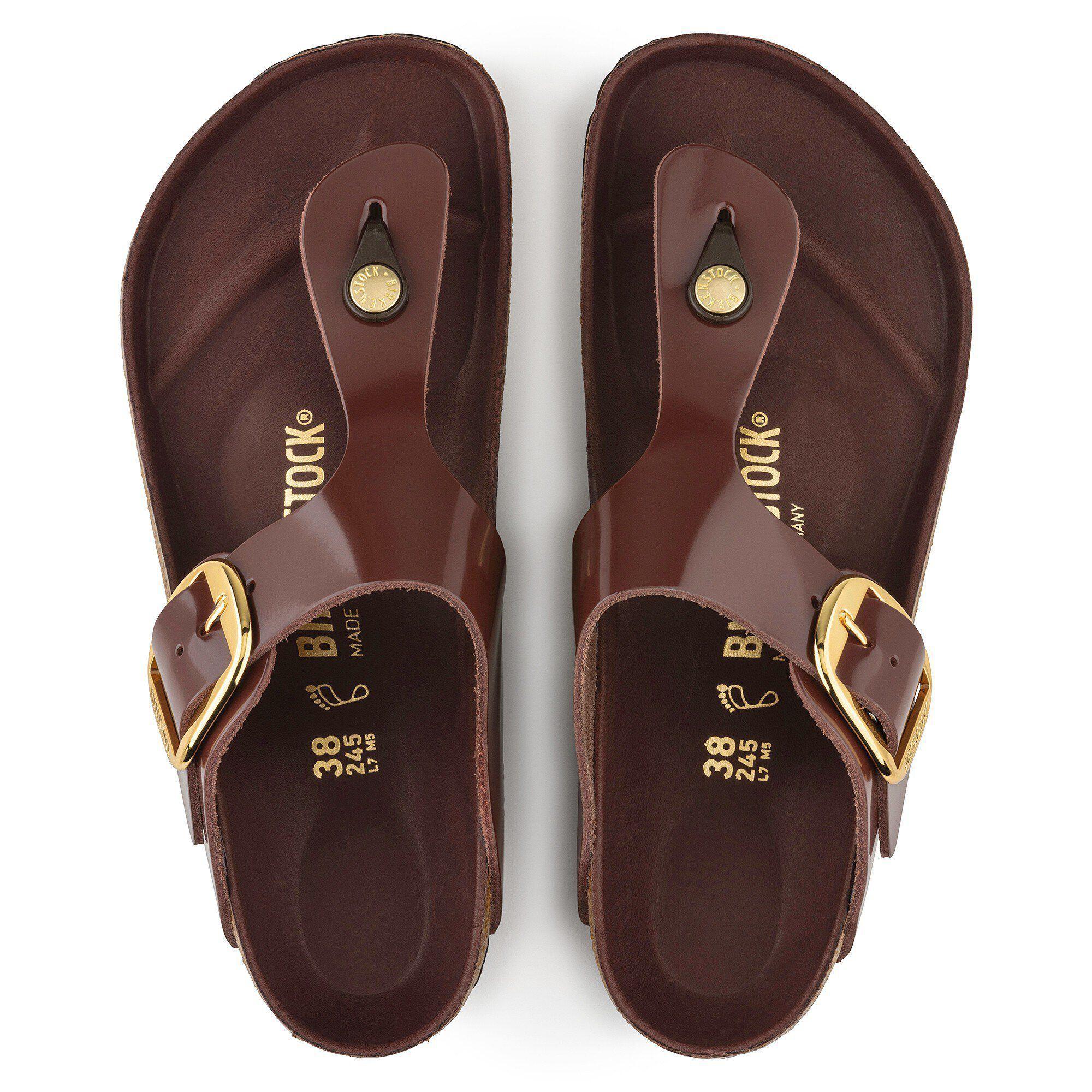 Gizeh Big Buckle Natural Leather Patent Product Image