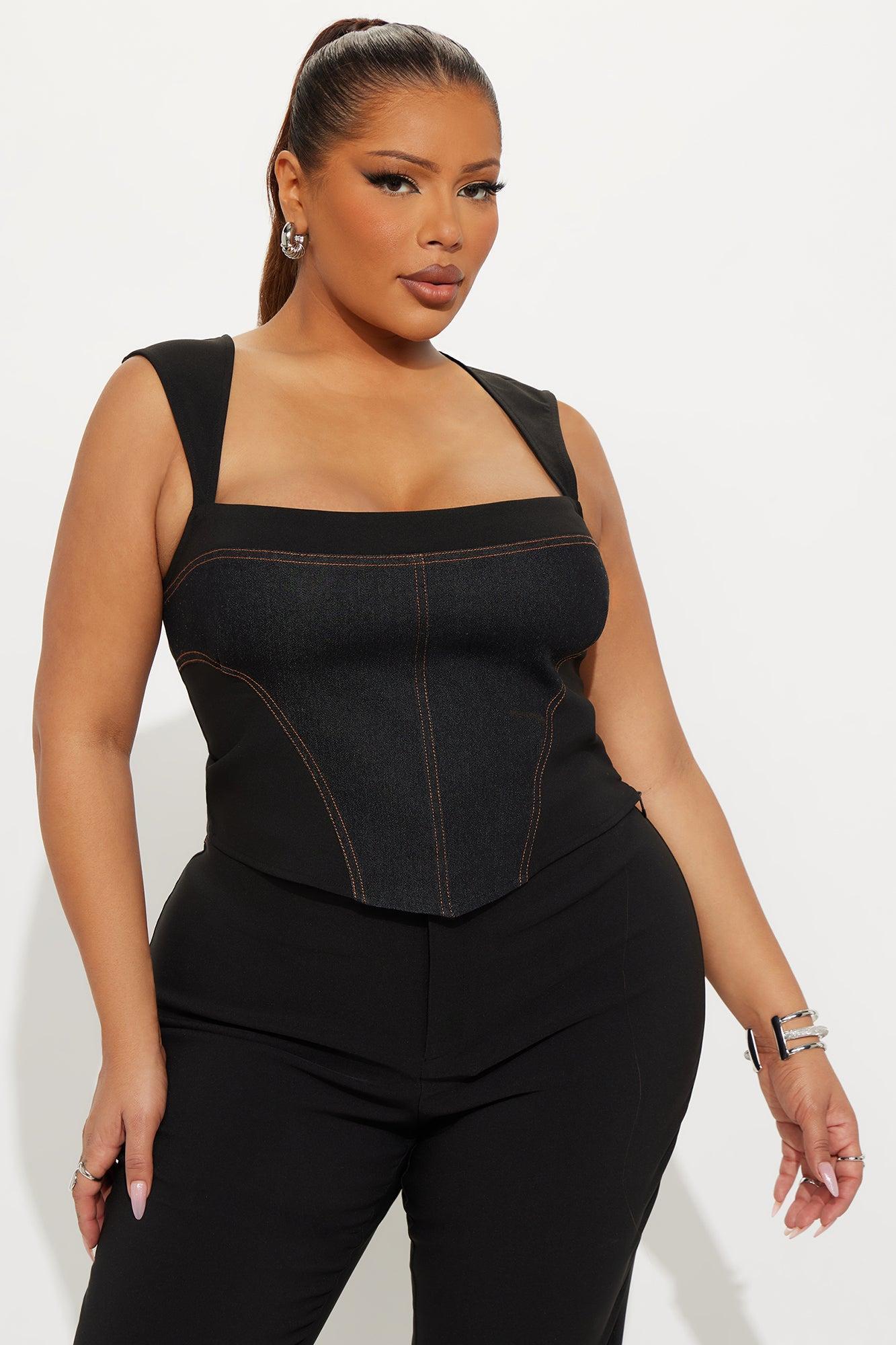 Pamela Flare Leg Pant Set - Black Product Image