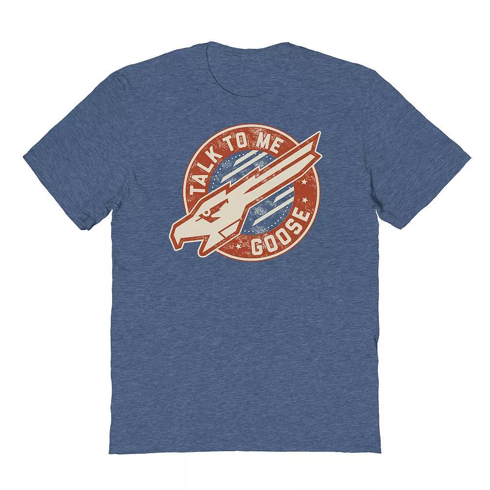 Men's Talk To Me Goose Graphic Tee, Size: Large, Grey Indigo Product Image
