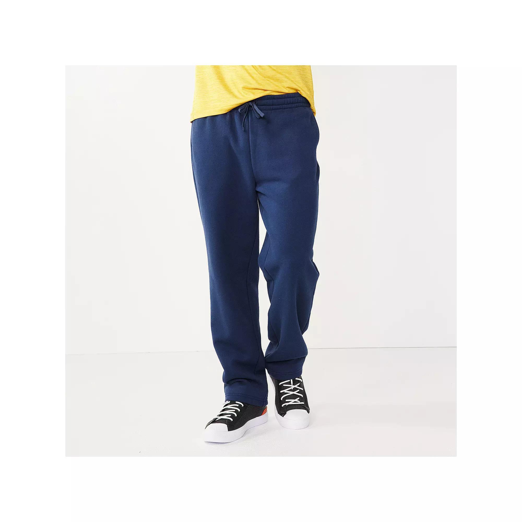 Men's Tek Gear® Ultra Soft Fleece Pants, Size: XXL, Dress Blues Product Image