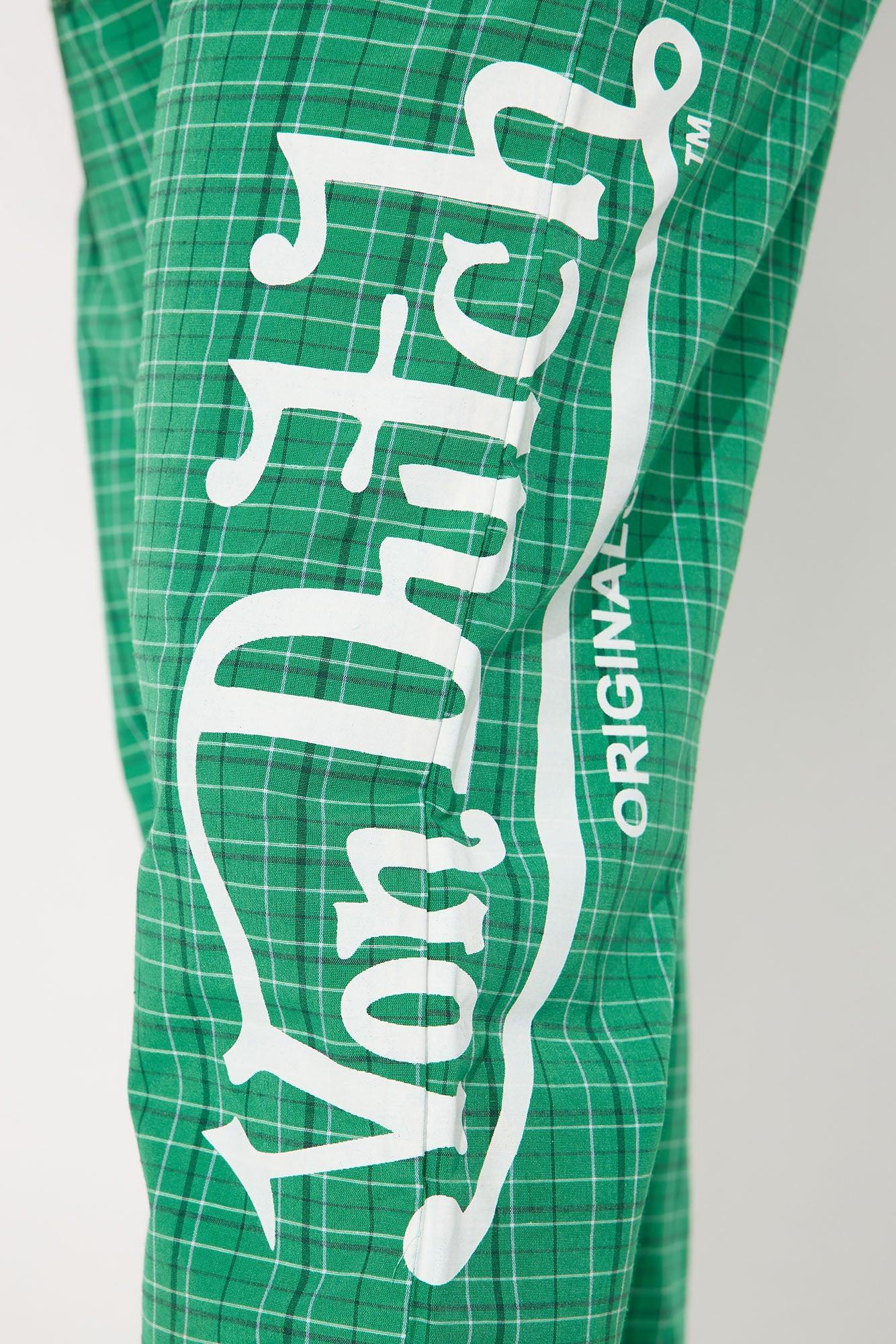 Von Dutch Logo Boxer PJ Pant - Green Female Product Image
