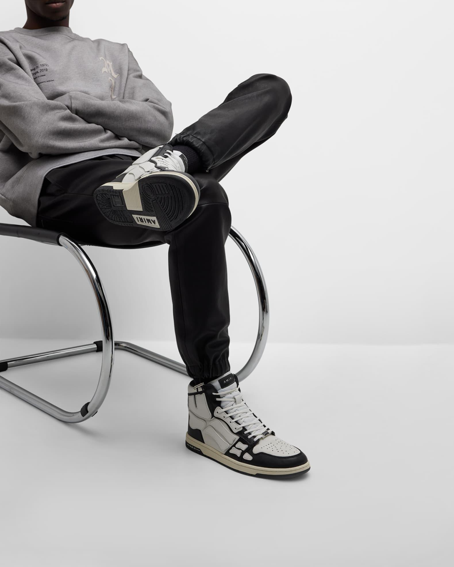 Men's Skel-Top Hi Leather Bones High-Top Sneakers Product Image