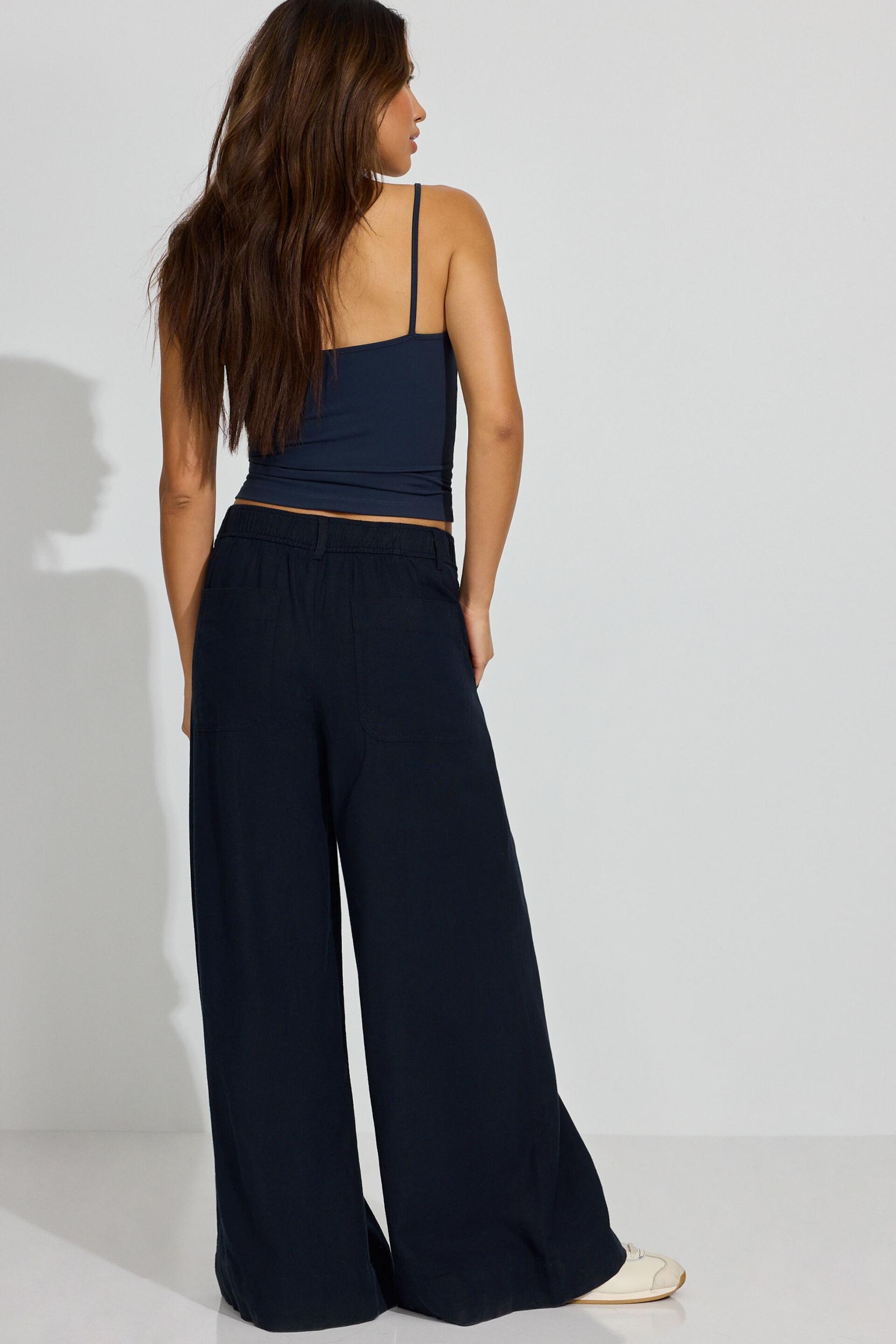 Baggy Linen Trousers Product Image