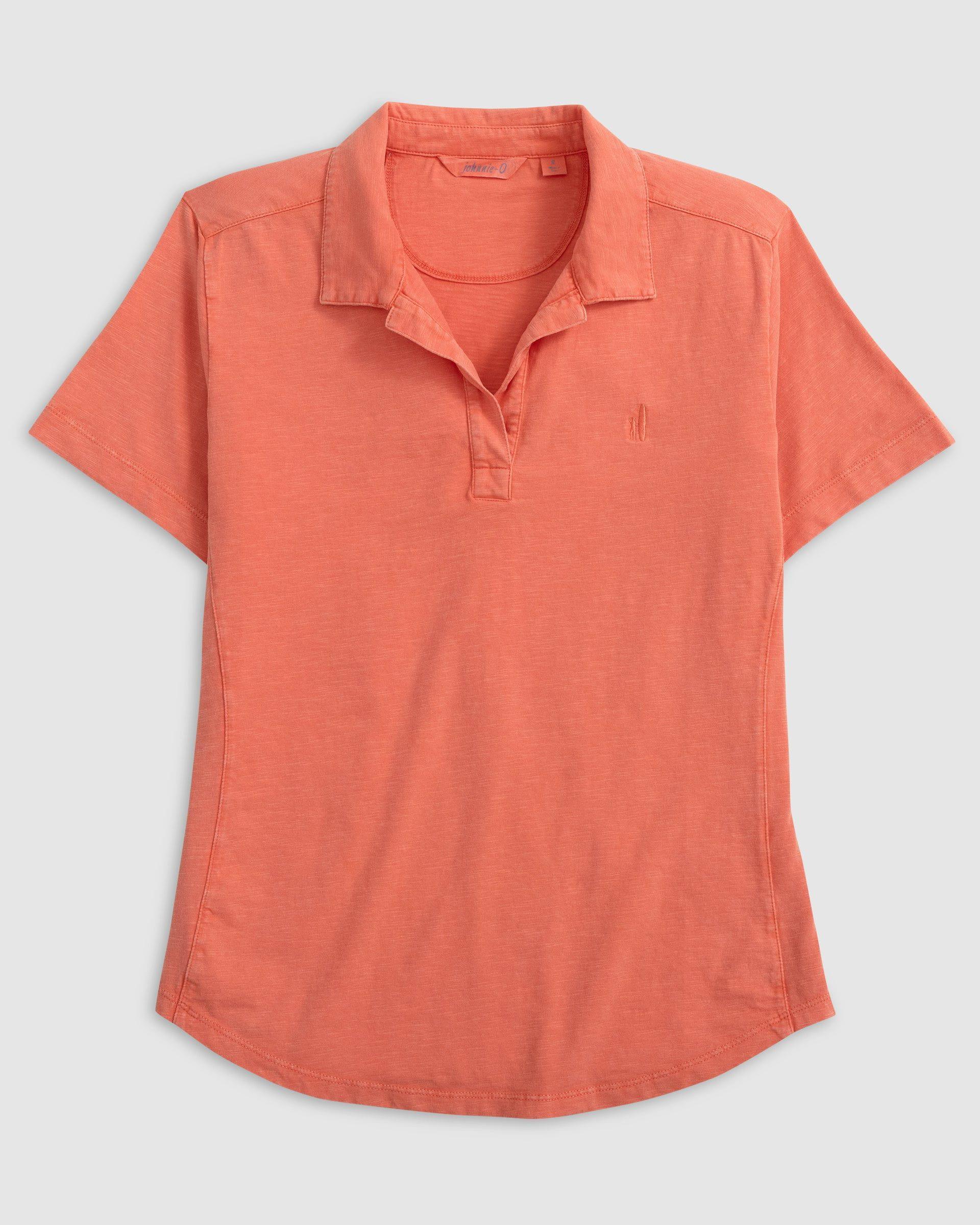 Custom Surfer Logo Sadie Performance Jersey Polo Female Product Image
