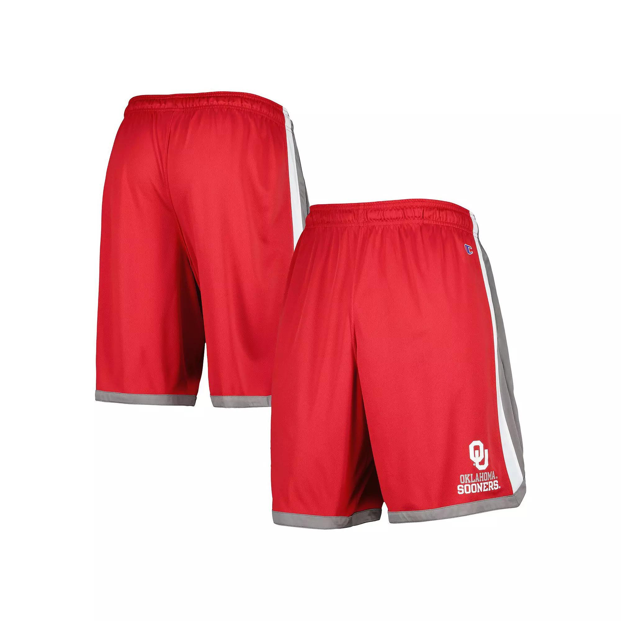 Men's Champion Crimson Oklahoma Sooners Basketball Shorts, Size: Small, Red Product Image