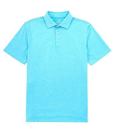 Southern Tide Brrr-eeze Heather Performance Stretch Short Sleeve Polo Shirt Product Image