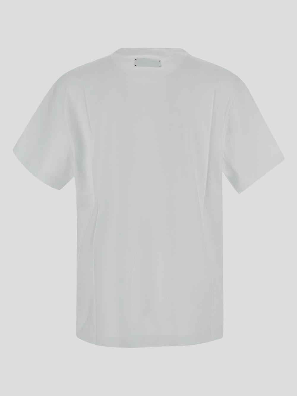 AMIRI Staggered Chrome T-shirt In White Product Image