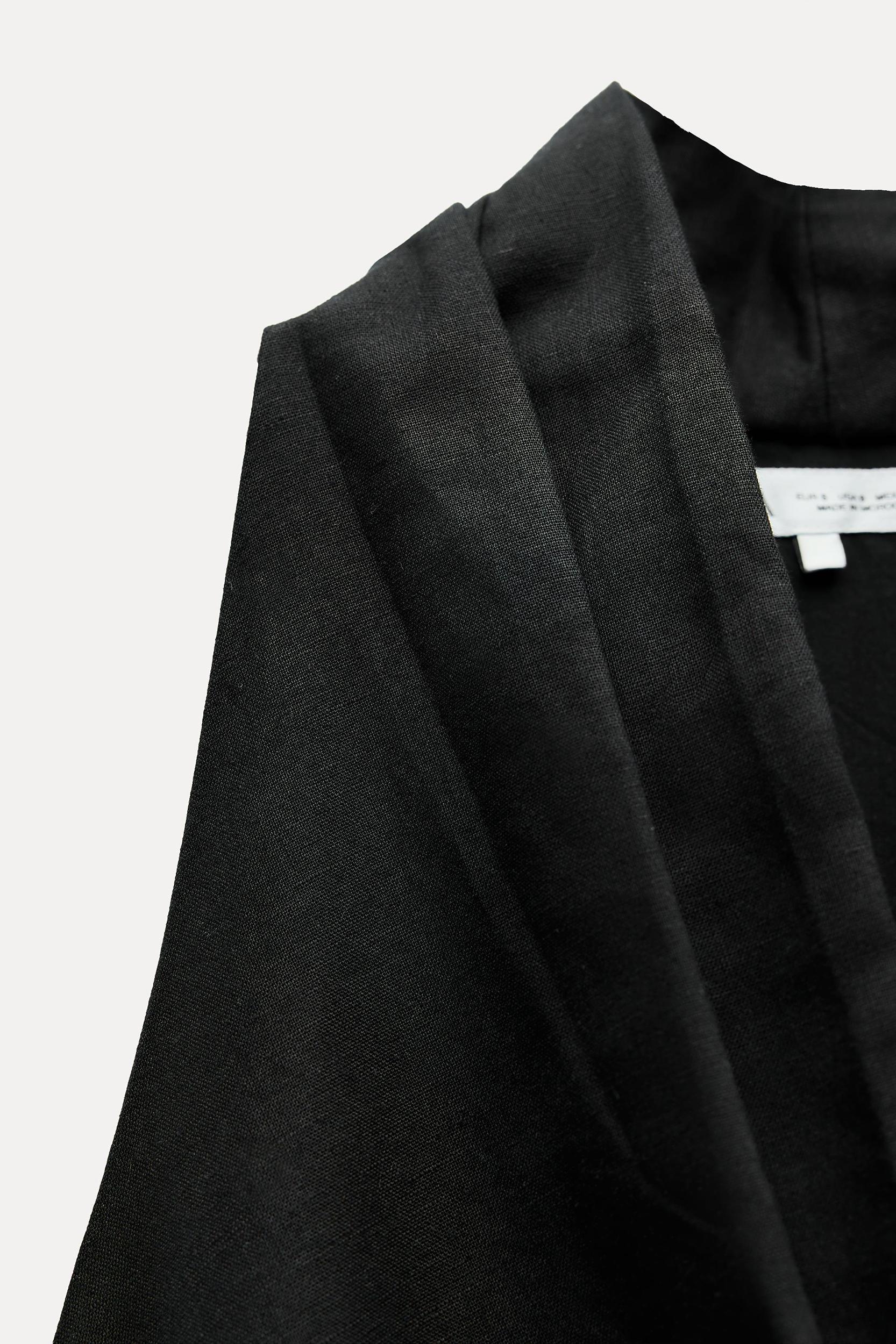 LINEN BLEND TOP ZW COLLECTION Product Image