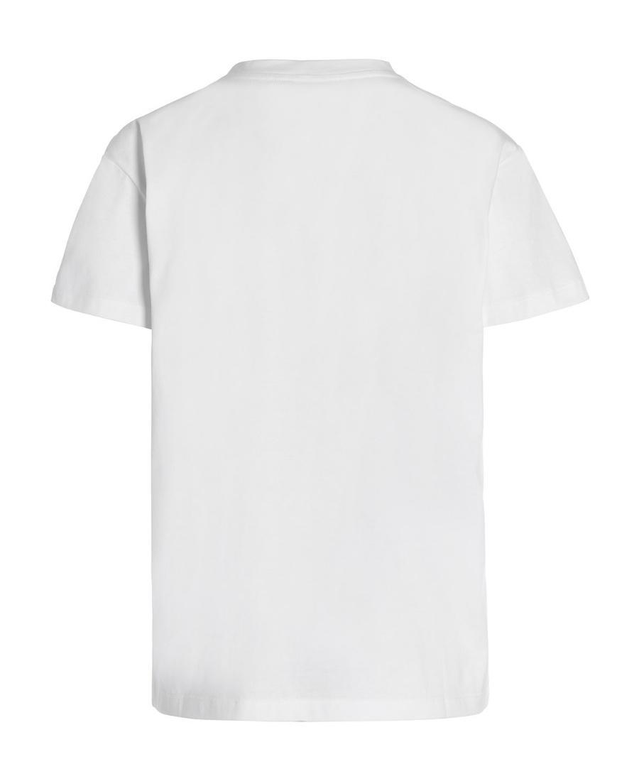 FABIANA FILIPPI T-shirt With Round Neck And Short Sleeves In White Product Image
