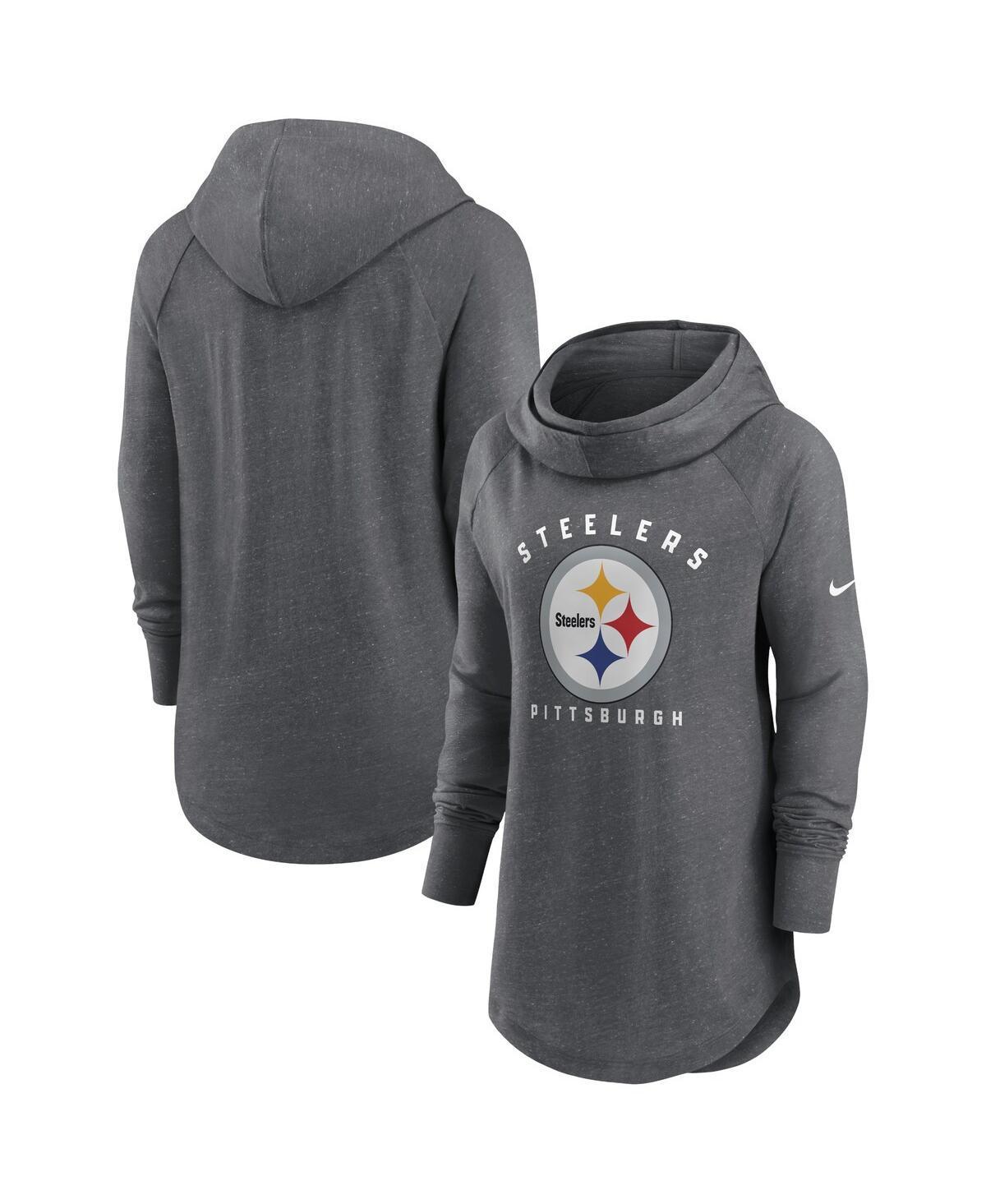 Womens Nike Cleveland s Minimal Statement Lightweight Raglan Funnel Neck Pullover Hoodie Product Image