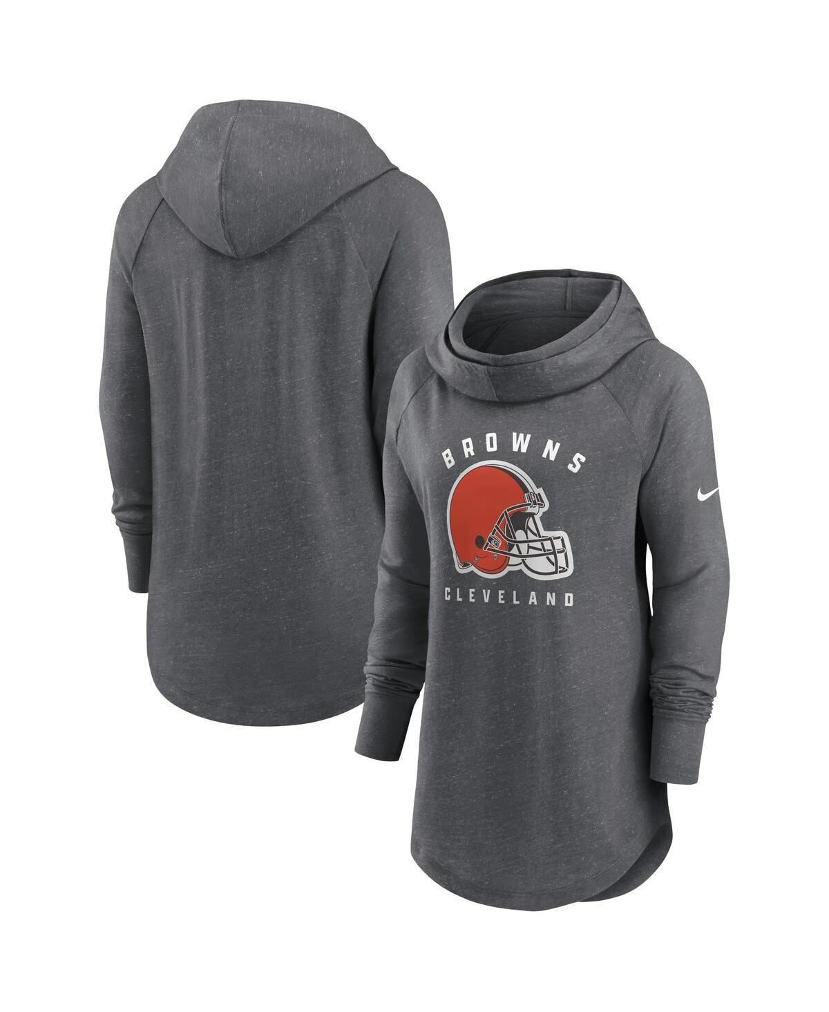 Womens Nike Cleveland s Minimal Statement Lightweight Raglan Funnel Neck Pullover Hoodie Product Image