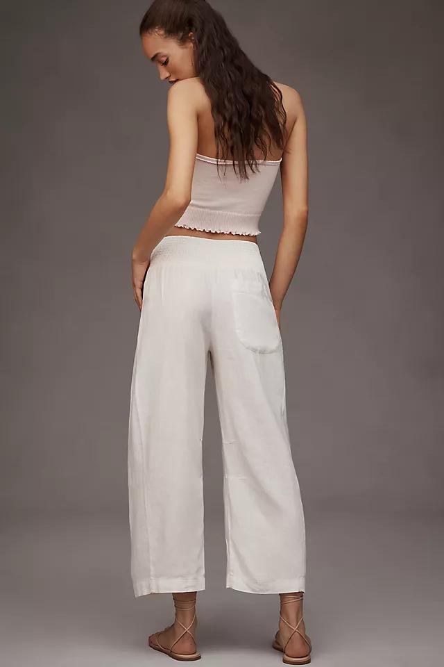 The Reese Linen Blend Pull-On Barrel Pants by Pilcro Product Image