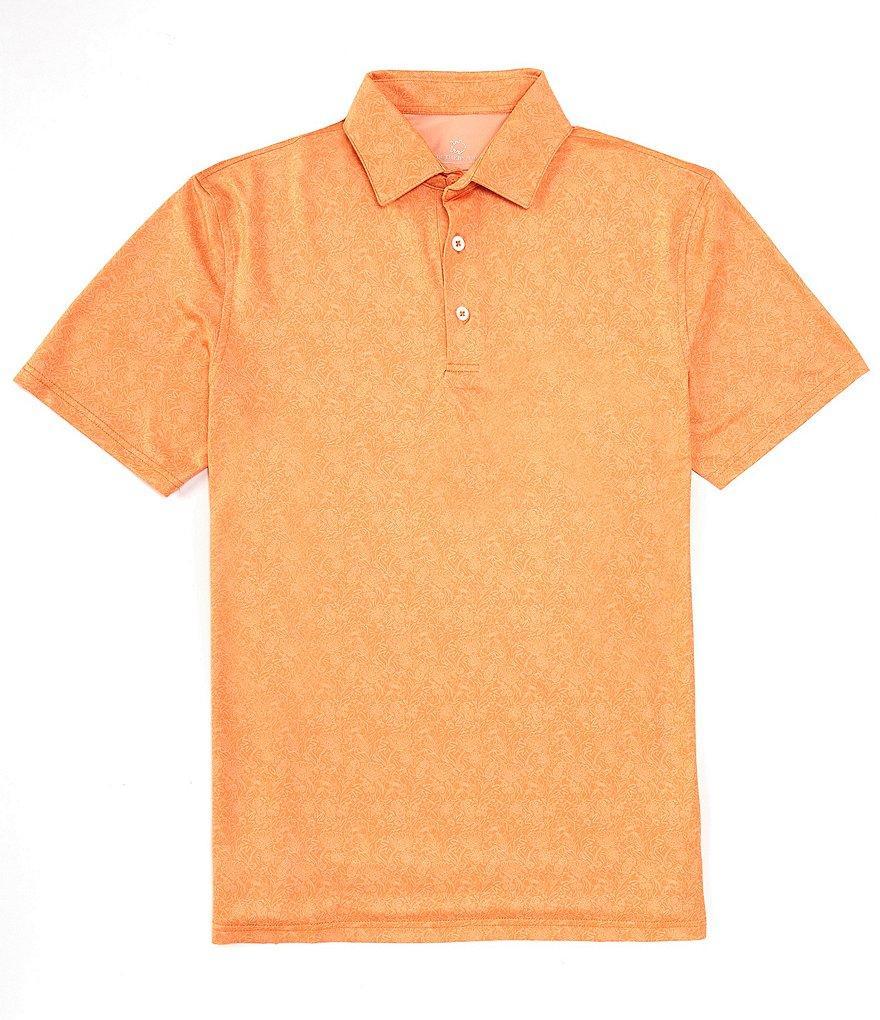 Southern Tide Performance Stretch Driver Sunny Blooms Printed Short Sleeve Polo Shirt Product Image