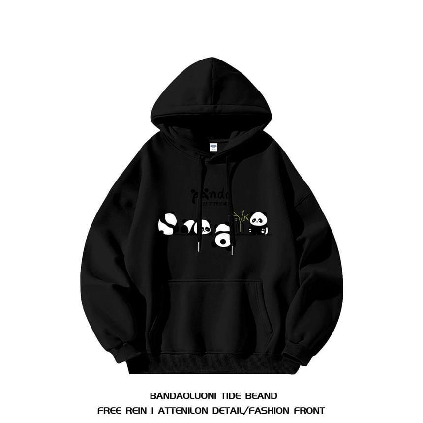 Couple Matching Cartoon Print Hoodie Product Image