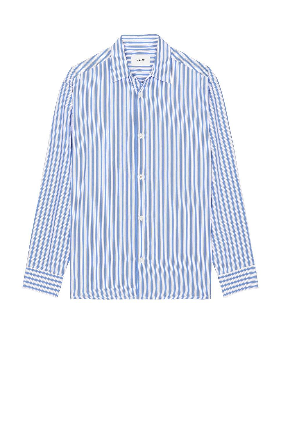 Mens Freddy Striped Sport Shirt Product Image
