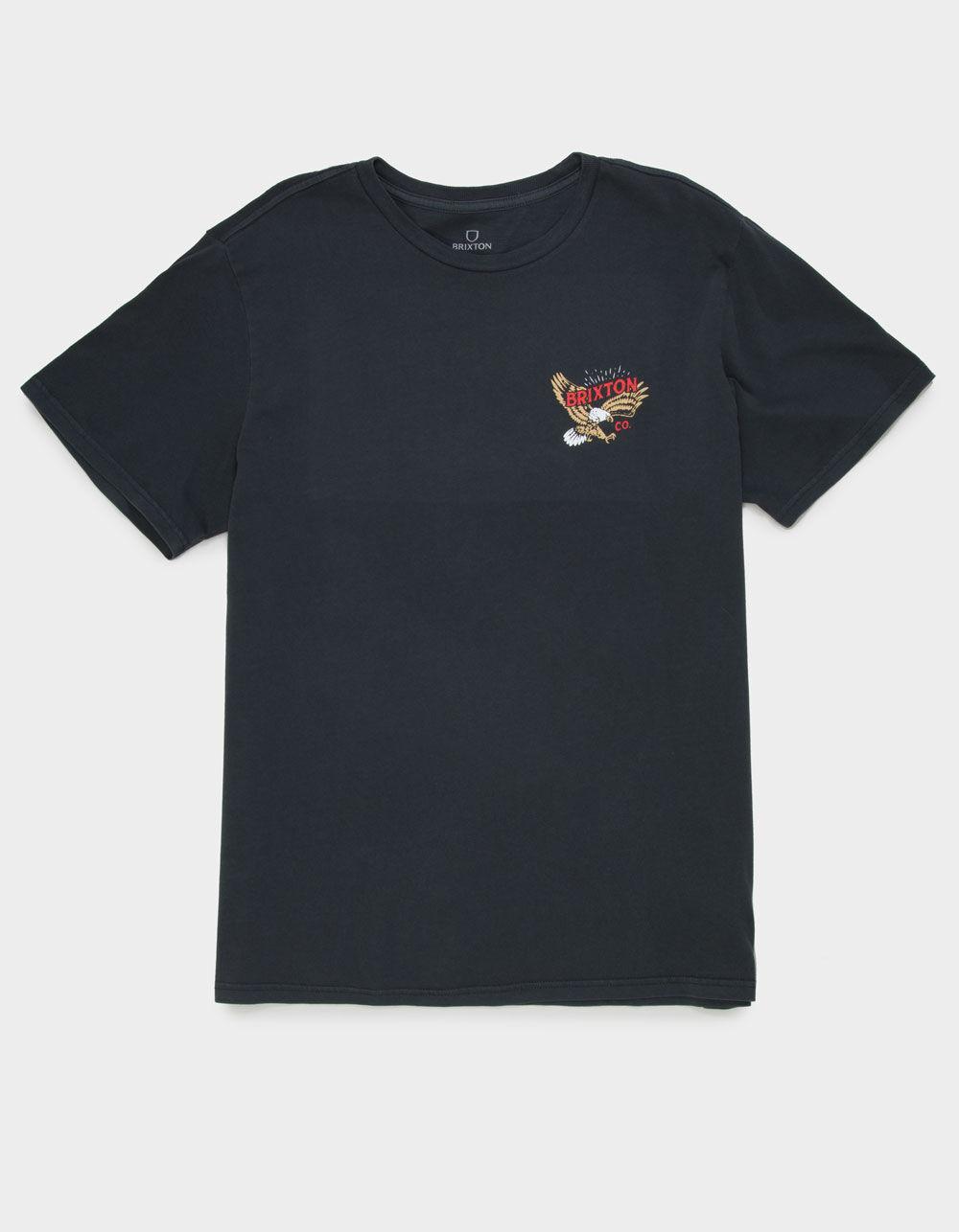 BRIXTON Keller Mens Tee - WASHED BLACK Product Image