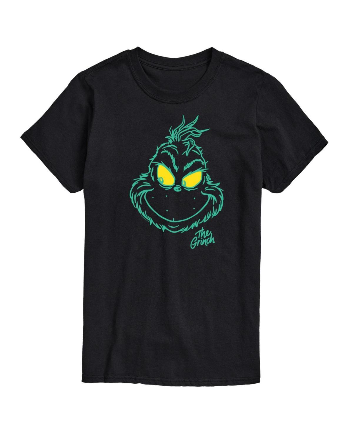 Mens Dr. Seuss The Grinch Face Graphic Tee Product Image