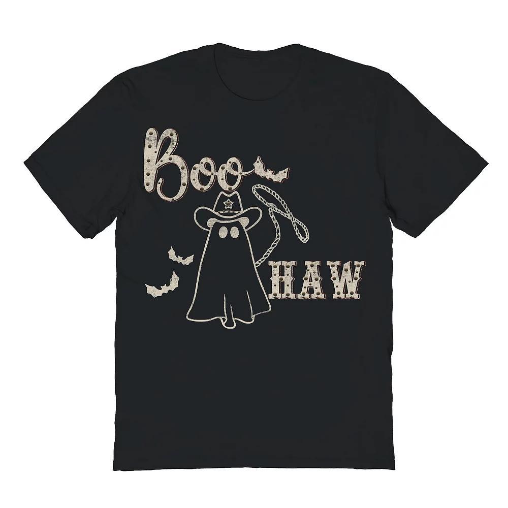 Men's Boo Haw Halloween Graphic Tee, Size: Small, Black Product Image