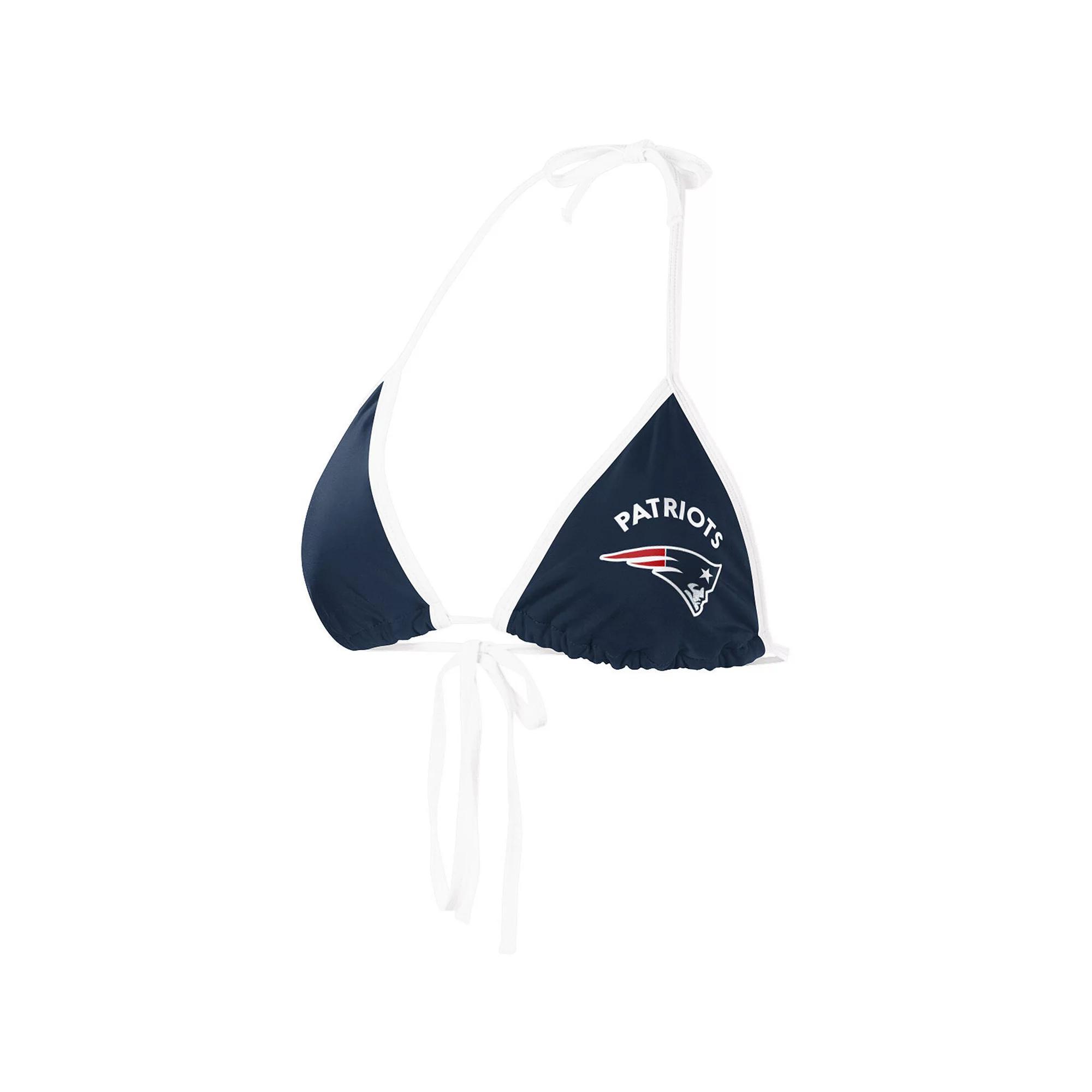 Women's G-III 4Her by Carl Banks Black Cleveland Browns Perfect Match Bikini Top, Size: Medium Product Image