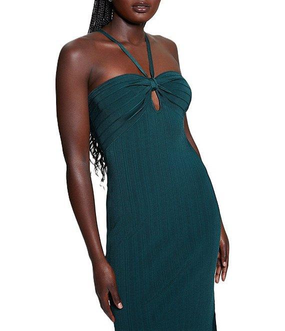 Guess Sofie Halter Neck Mirage Midi Dress Product Image