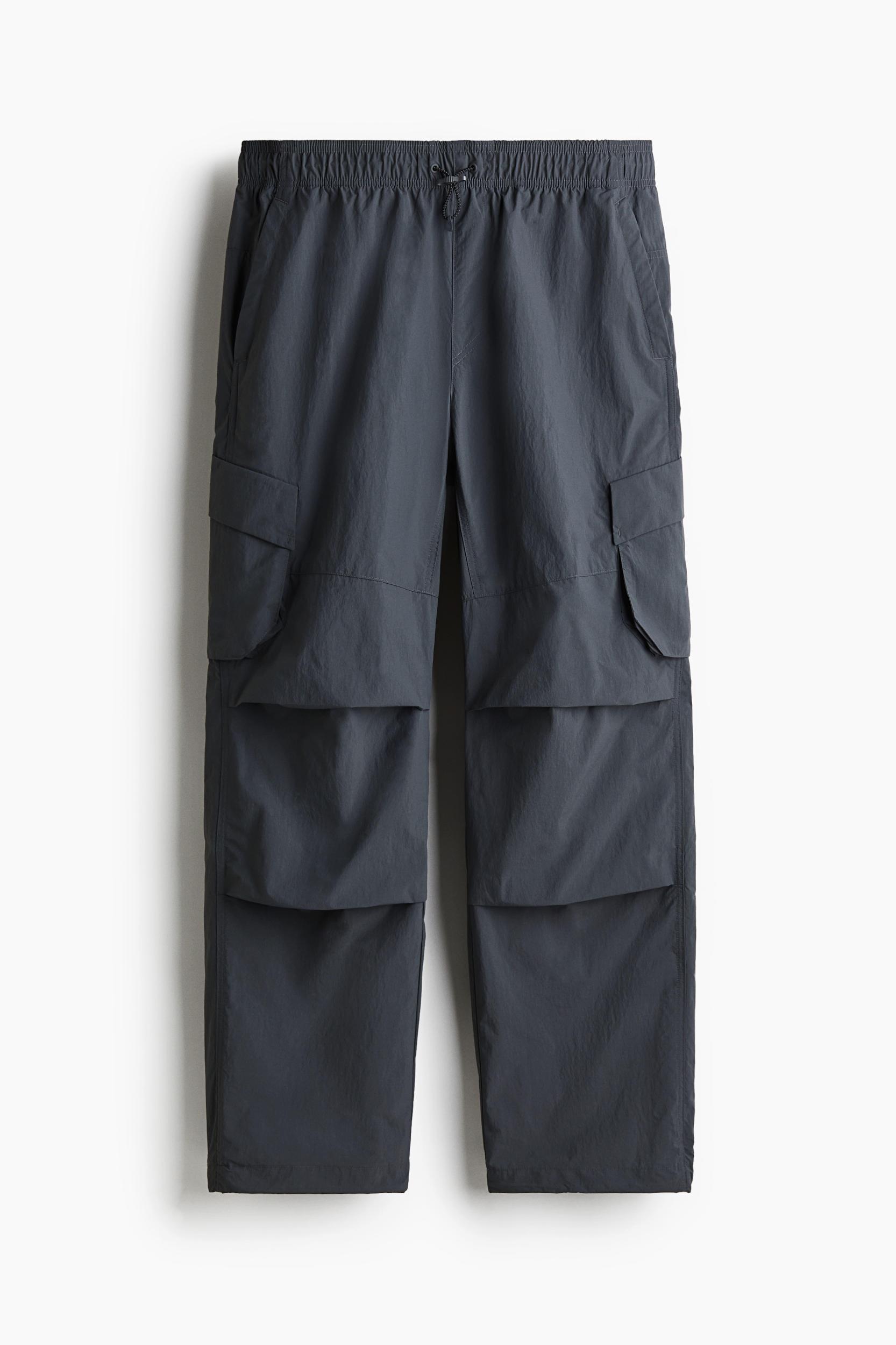 Loose Fit Parachute Cargo Pants Product Image